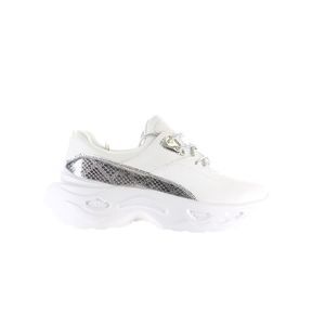 Lucky Step Womens White Fashion Sneaker Size 10 Medium (B, M)